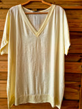Blouse ample avec détail en satin · Taille unique XL–3XL