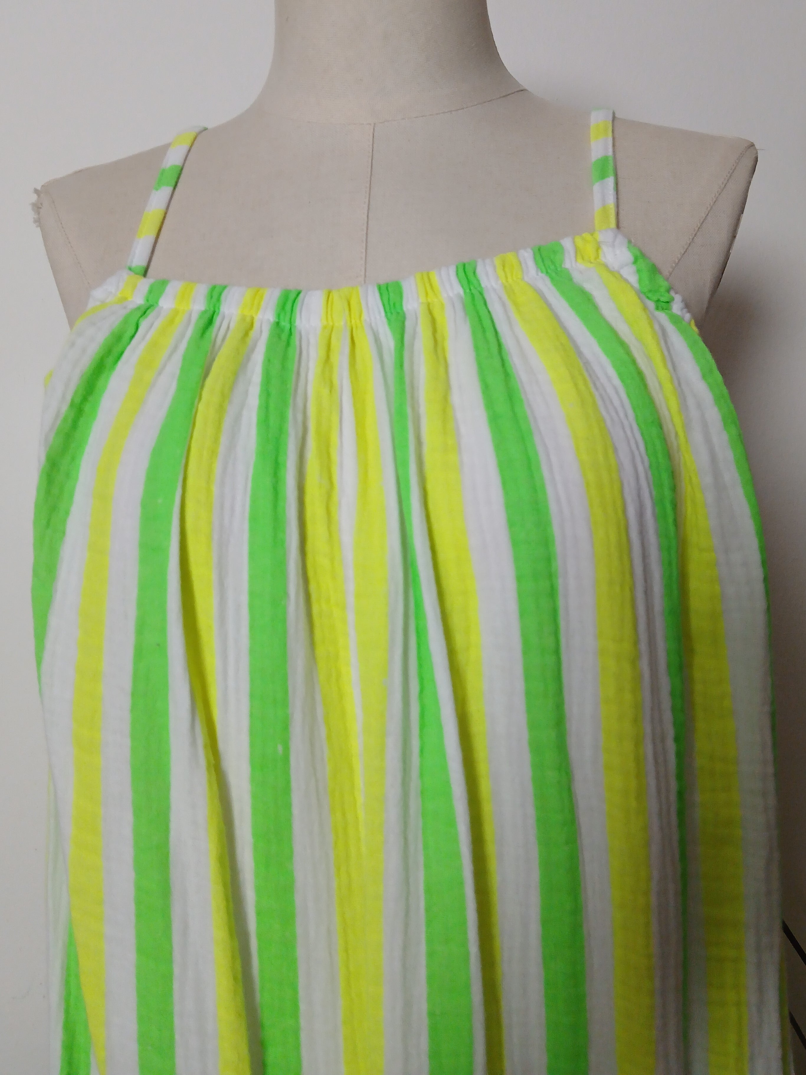 Combinaison en mousseline rayée · Taille unique
