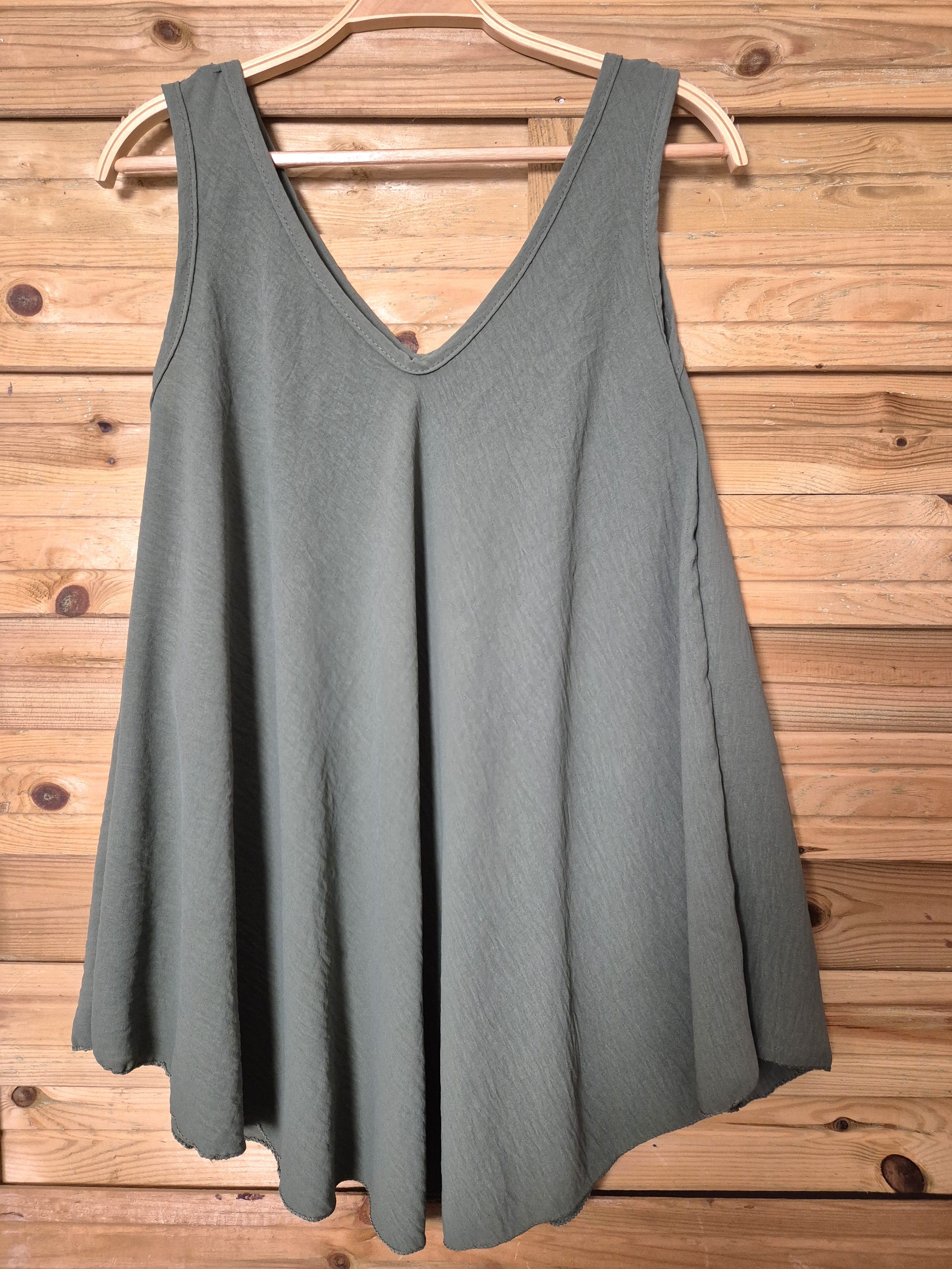 Blouse évasée d'été · Taille unique XL–3XL