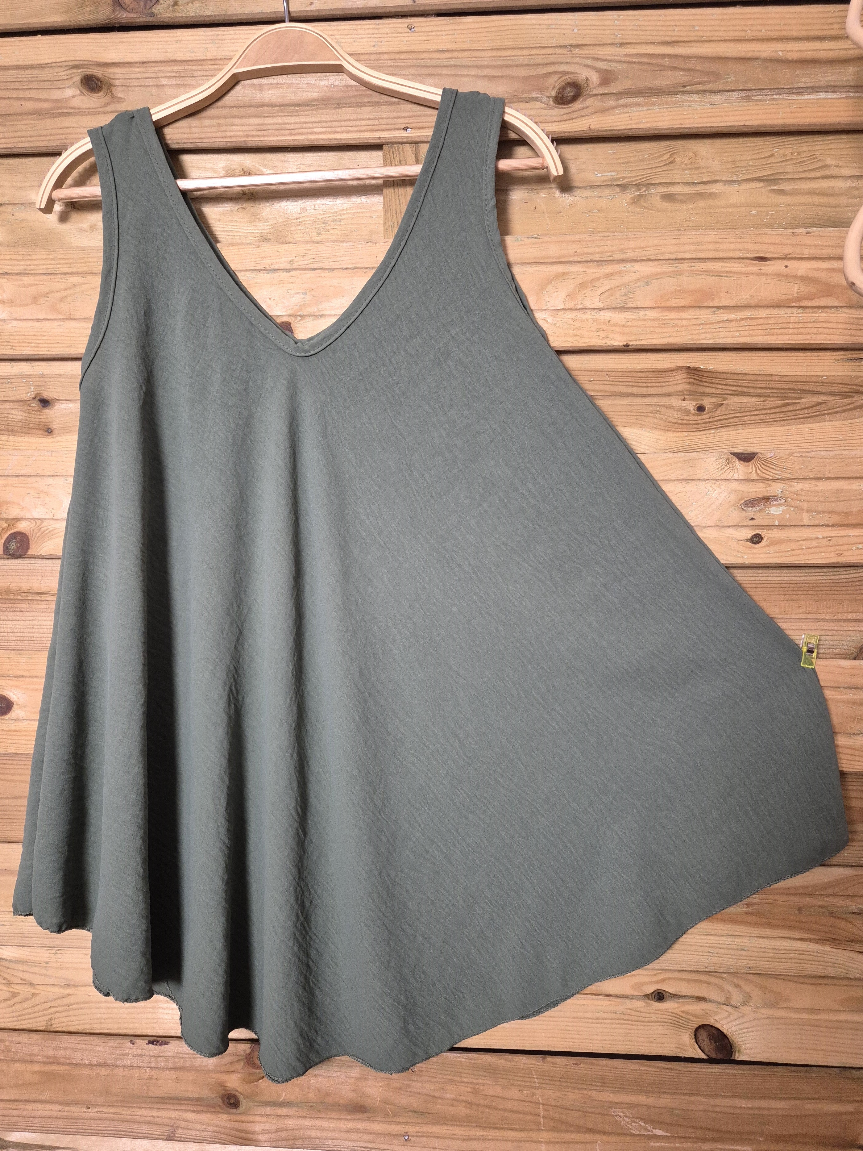 Blouse évasée d'été · Taille unique XL–3XL