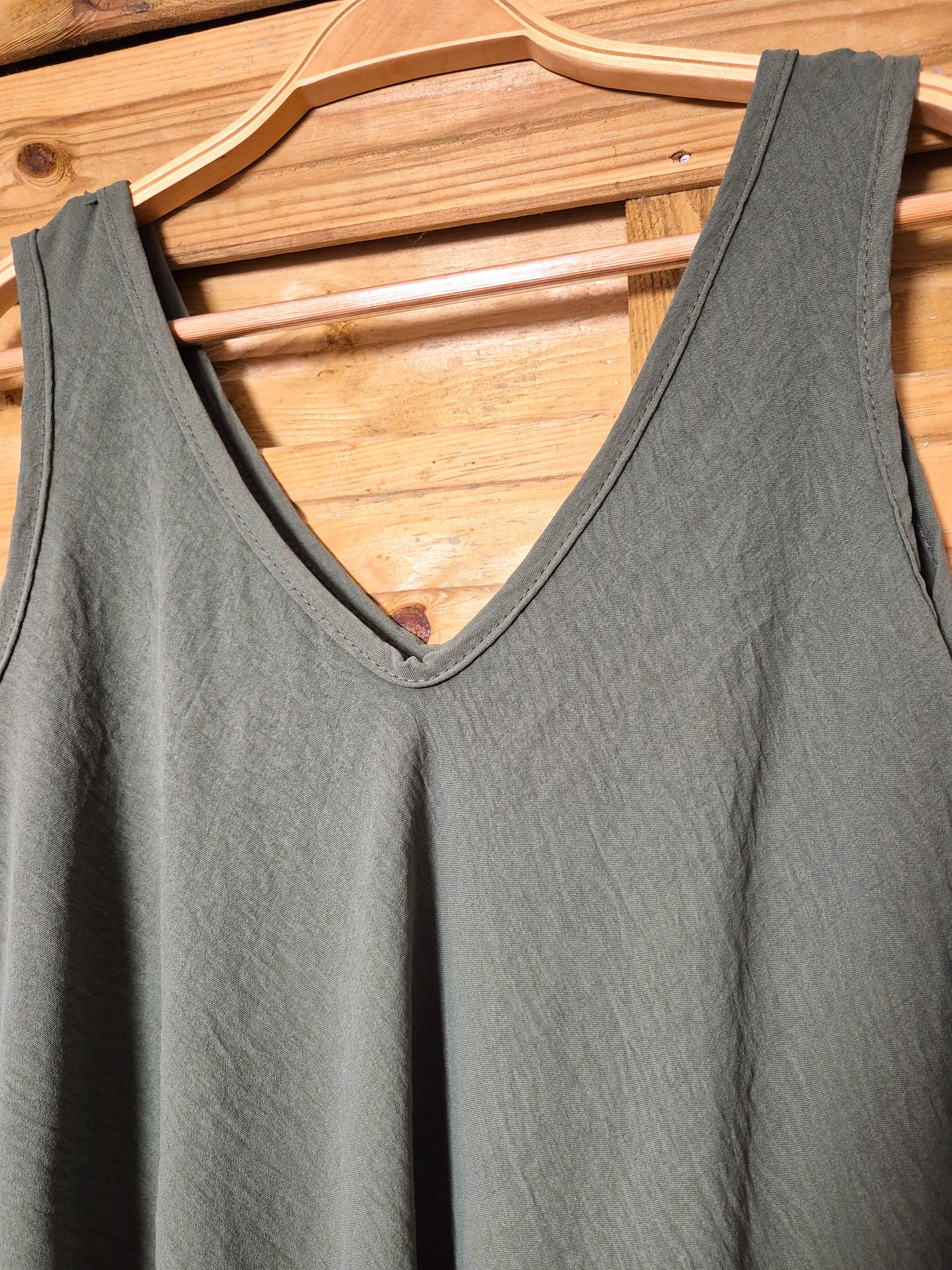 Blouse évasée d'été · Taille unique XL–3XL