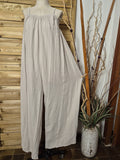 Mono de muselina beige · Talla única