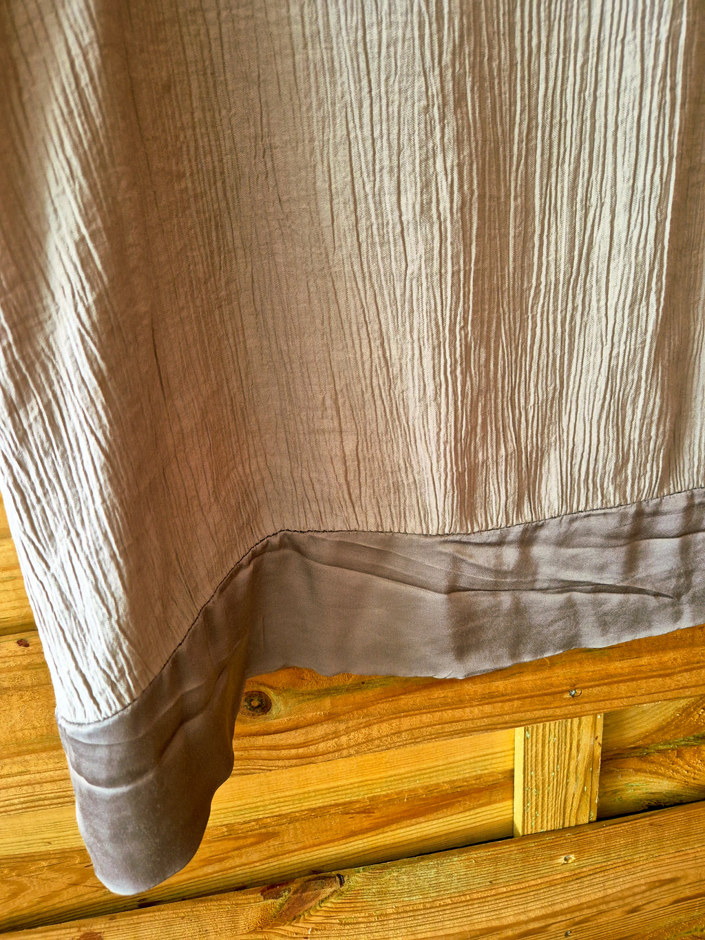 Blouse ample avec détail en satin · Taille unique XL–3XL