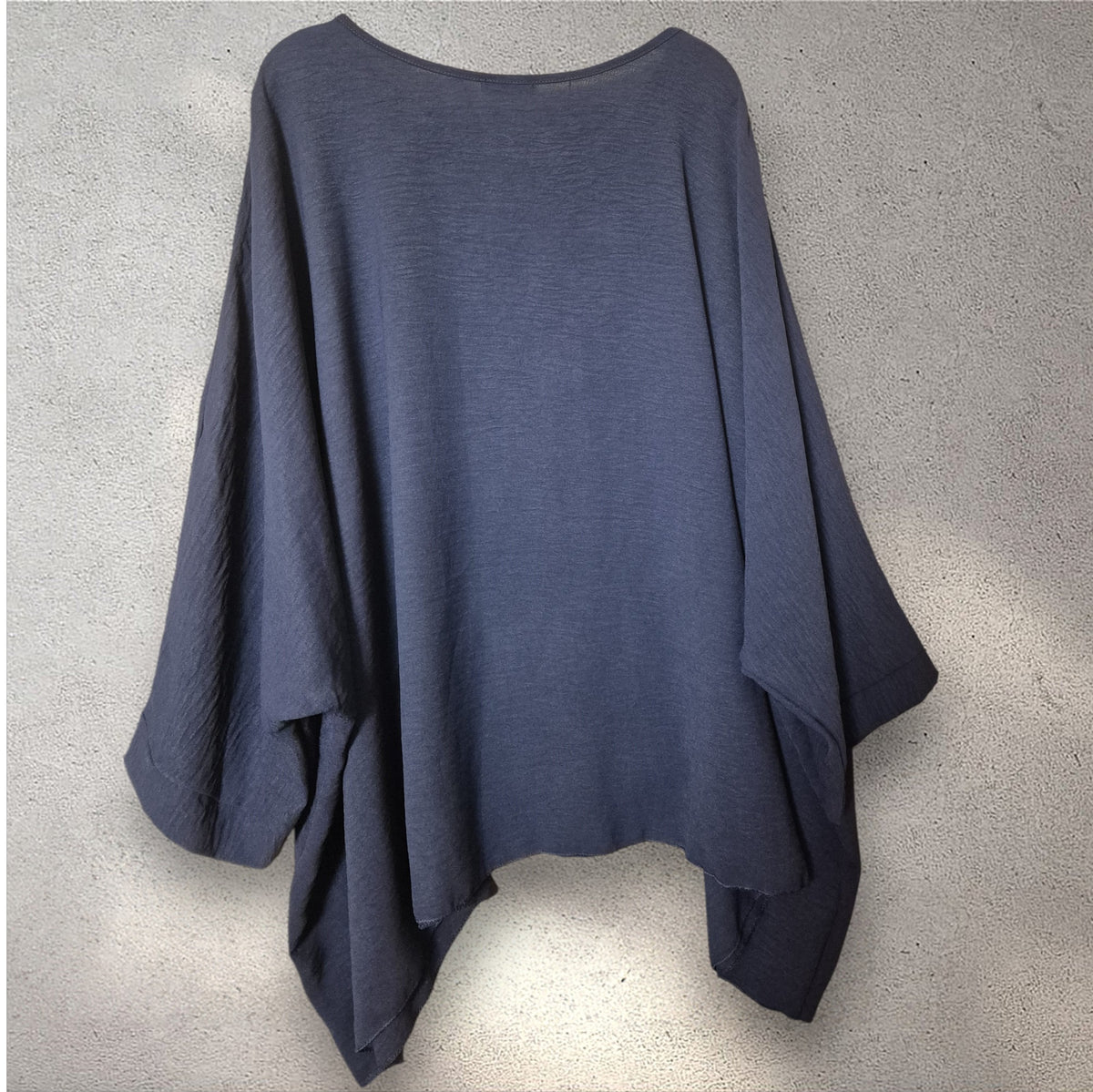 Blusa amplia azul marino