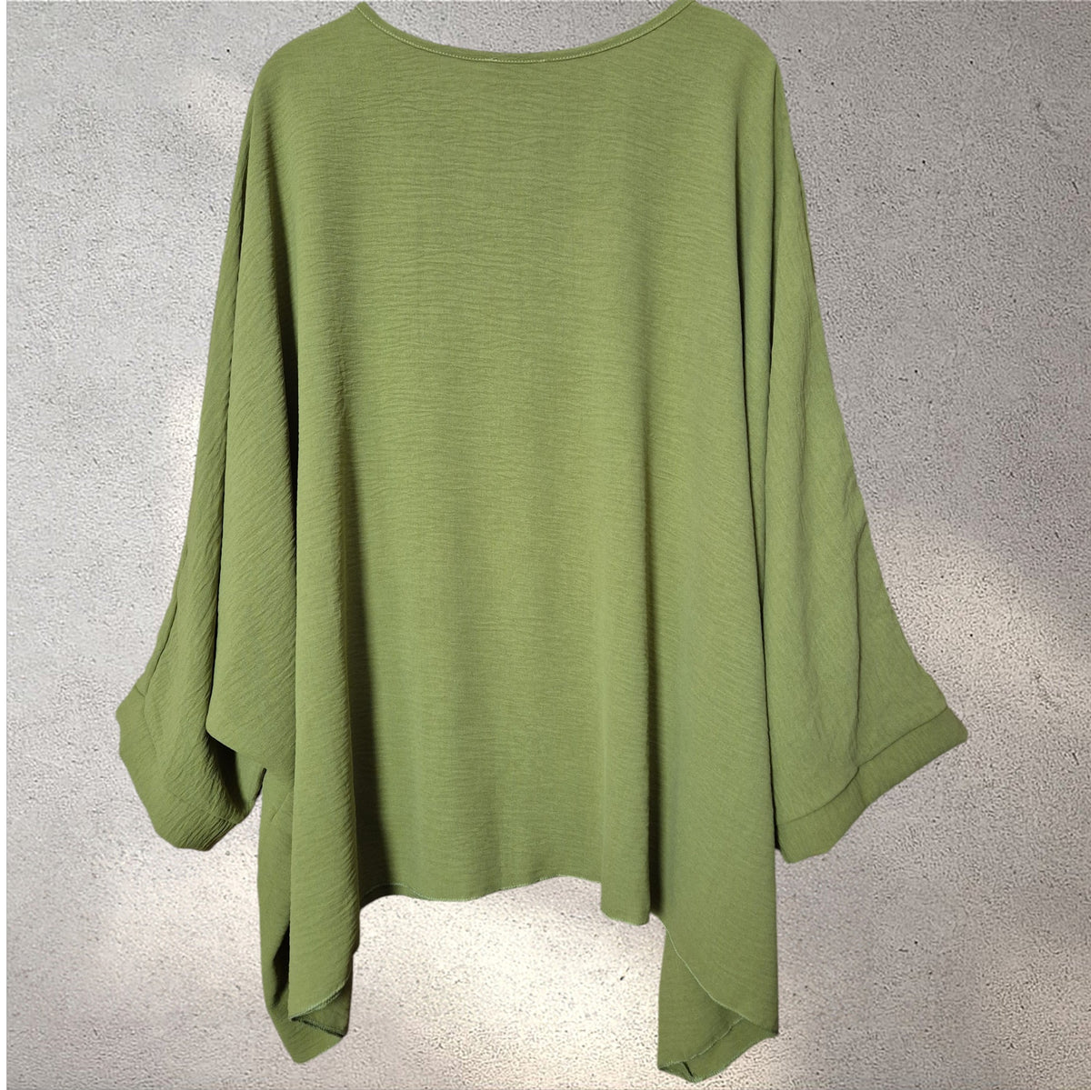 Blusa amplia pistacho