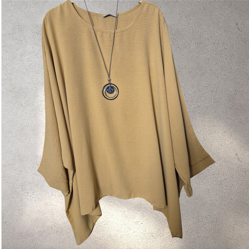 Blouse ample moutarde