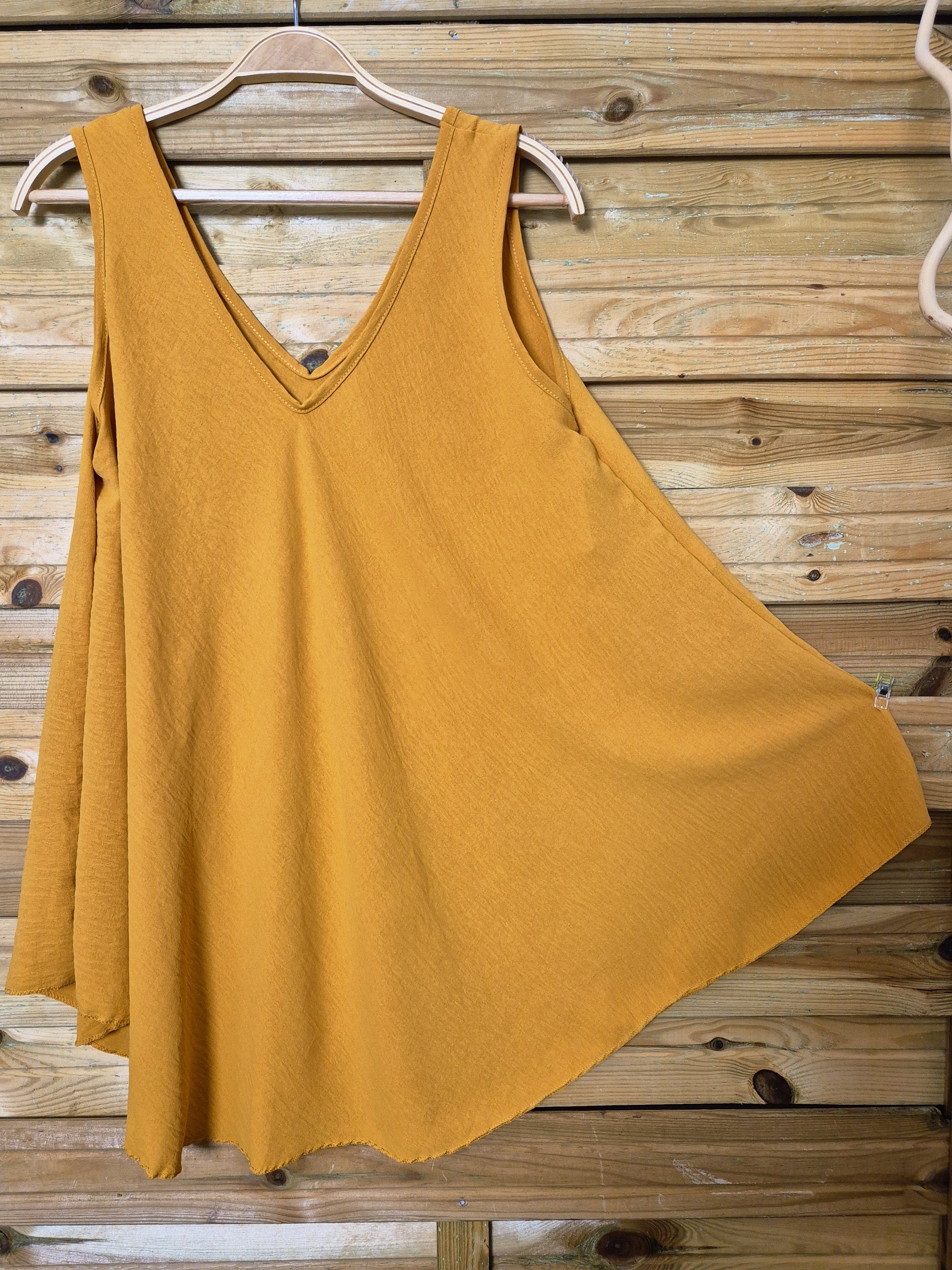 Blouse évasée d'été · Taille unique XL–3XL