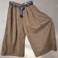 Pantalón antelina camel