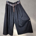 Pantalón antelina negro
