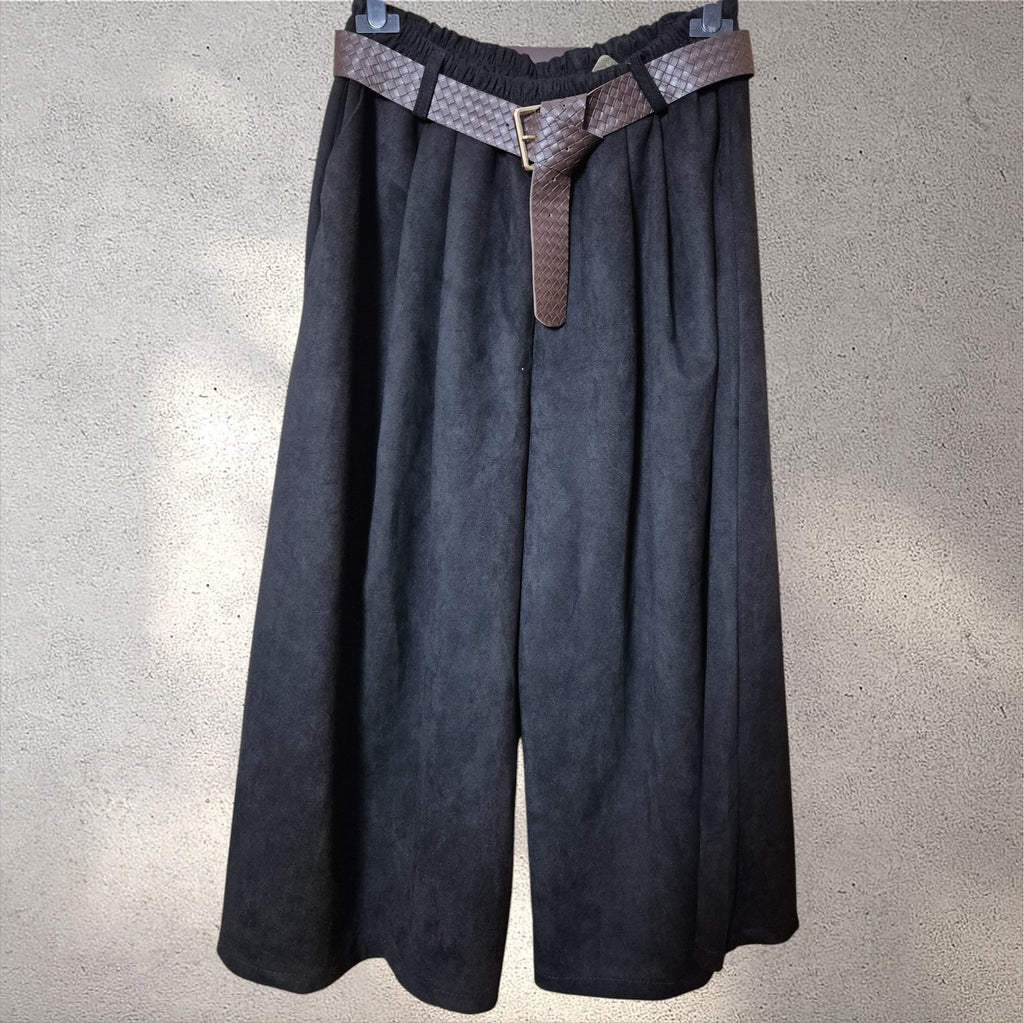 Pantalón antelina negro