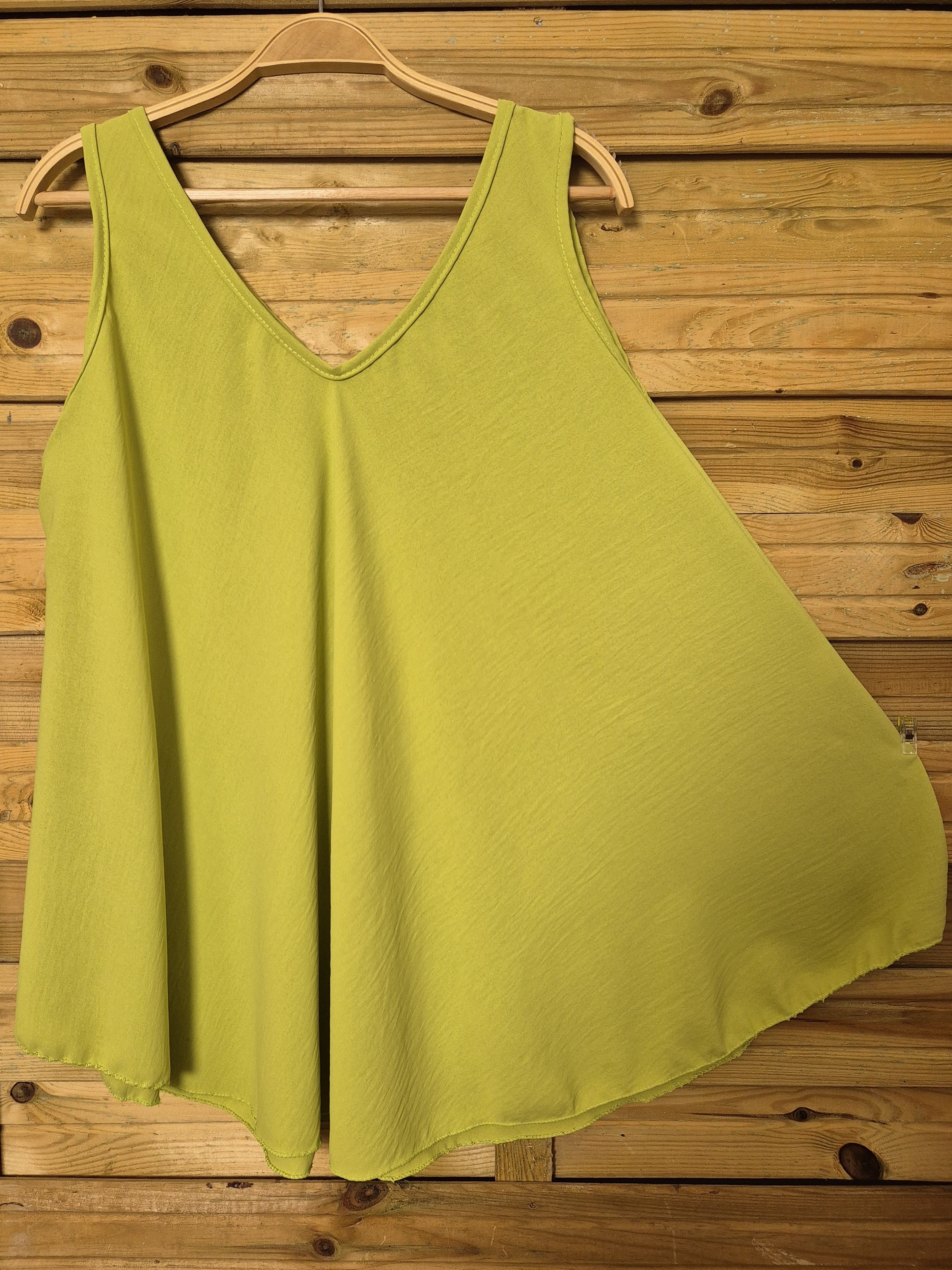 Blusa evasé de verano · Talla única XL–3XL