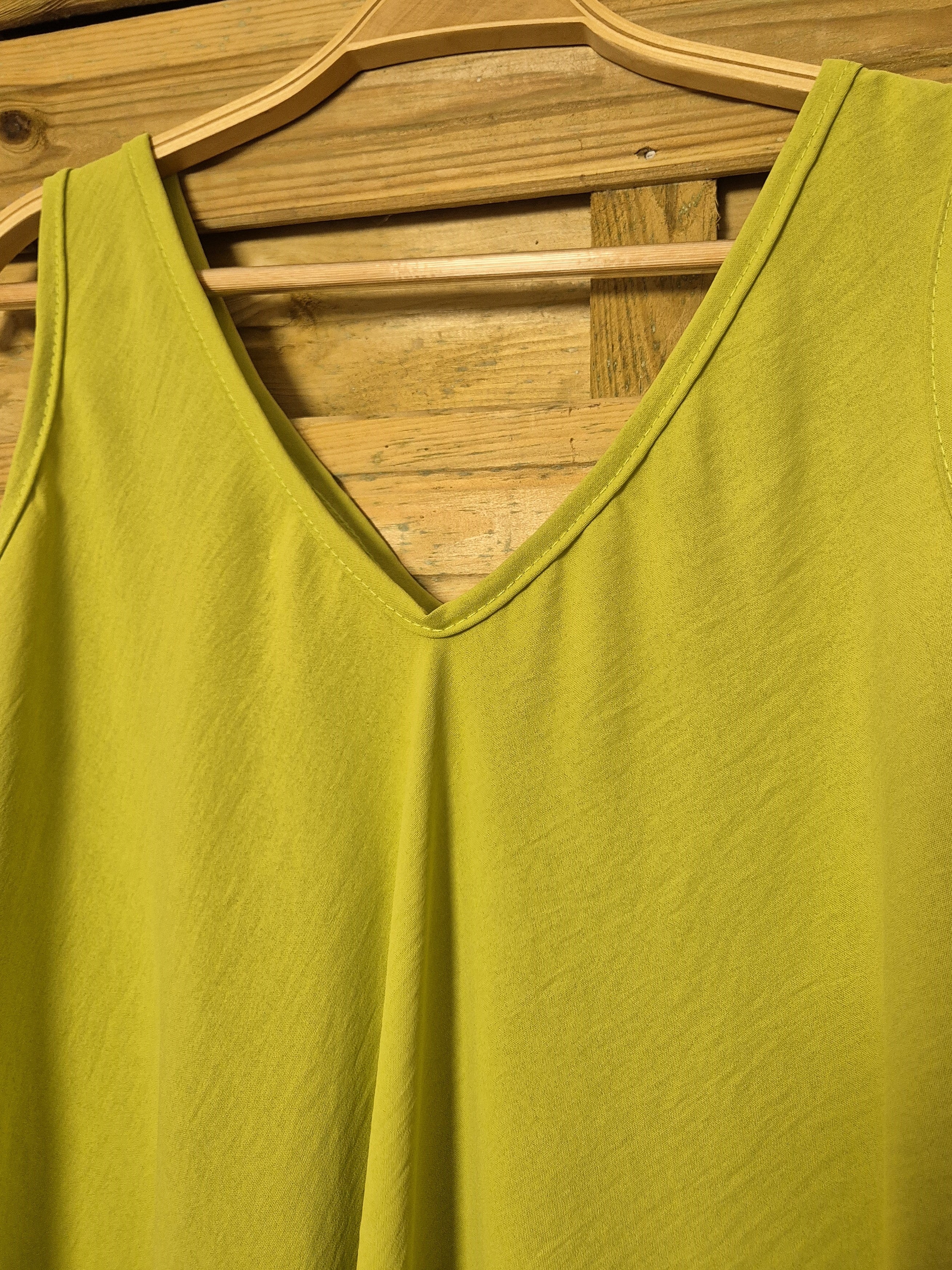 Blusa evasé de verano · Talla única XL–3XL